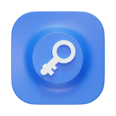 Key  3D Icon