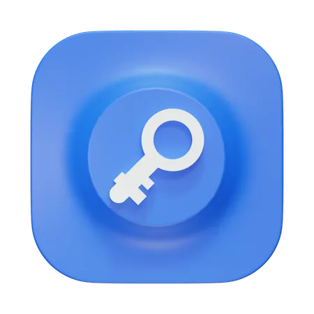 Key  3D Icon