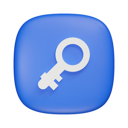 Key  3D Icon