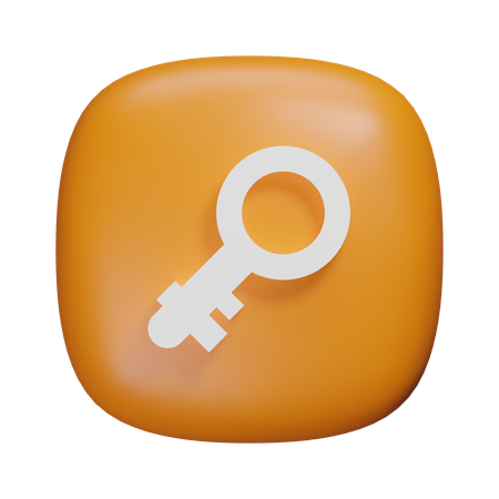 Key  3D Icon