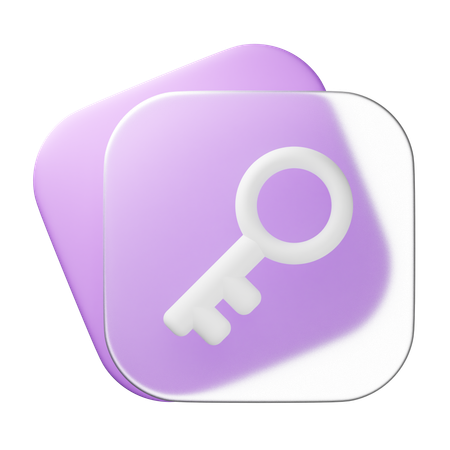 Key  3D Icon