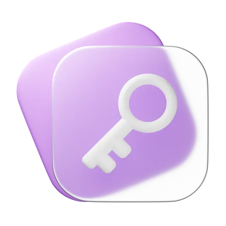 Key  3D Icon