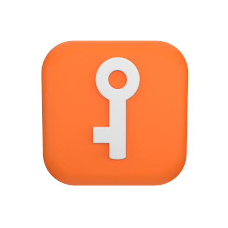 Key  3D Icon