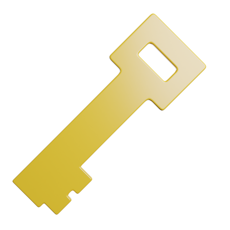 Key  3D Icon