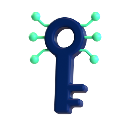 Key  3D Icon