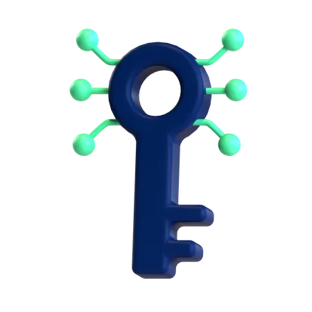 Key  3D Icon