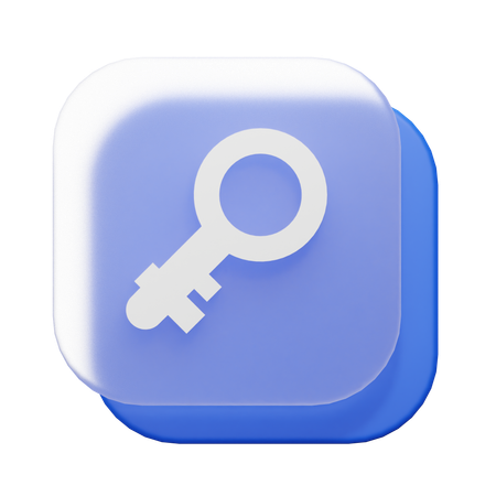 Key  3D Icon