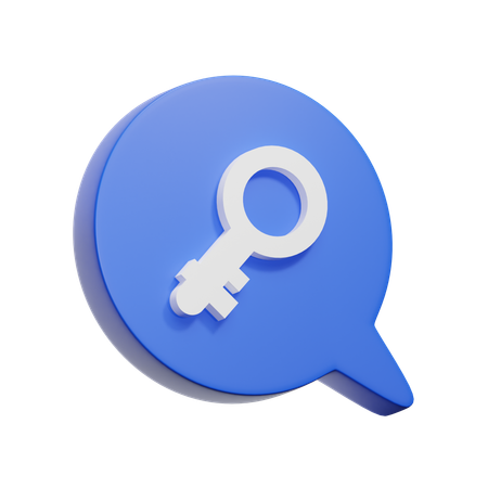 Key  3D Icon