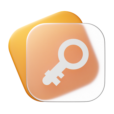 Key  3D Icon