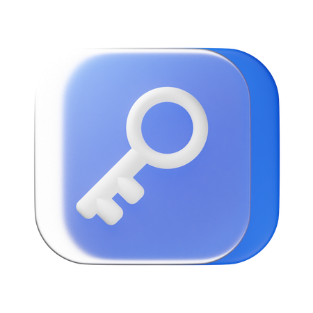 Key  3D Icon