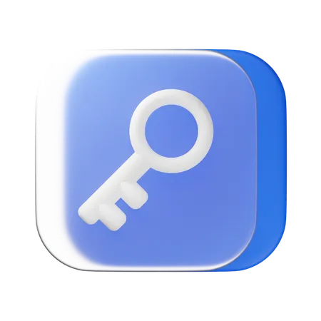 Key  3D Icon