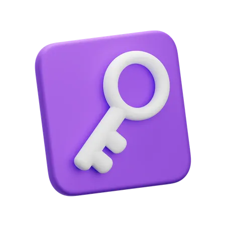 Key  3D Icon