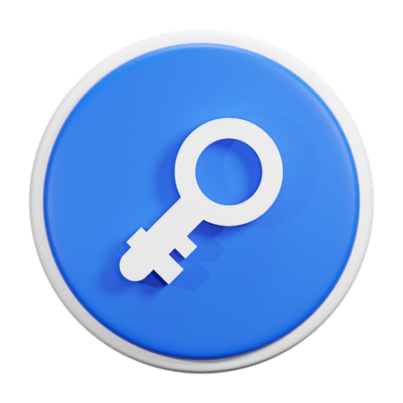 Key  3D Icon