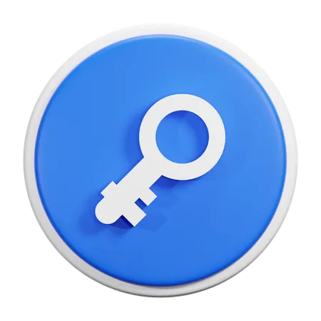 Key  3D Icon