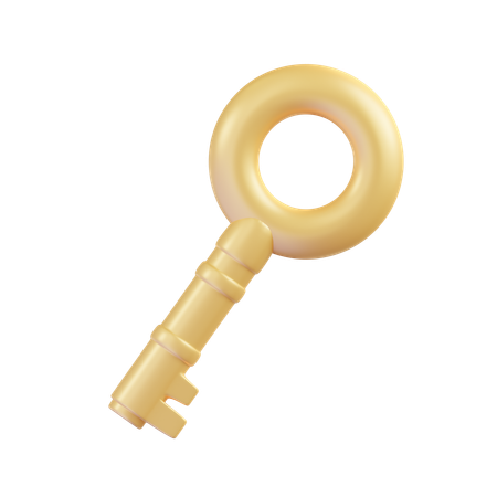 Key  3D Icon