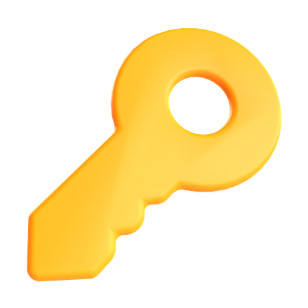 Key  3D Icon