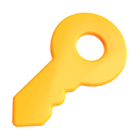 Key  3D Icon