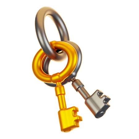 Key  3D Icon