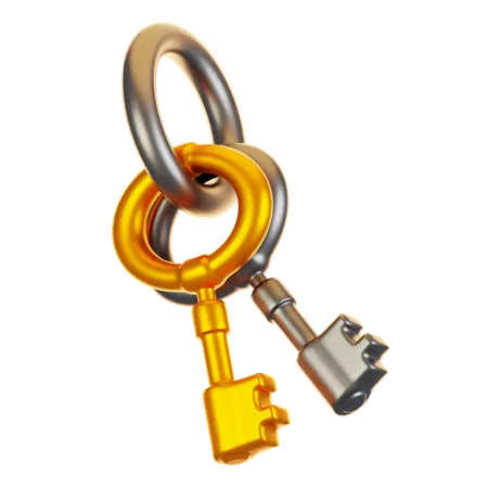 Key  3D Icon