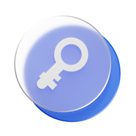 Key  3D Icon