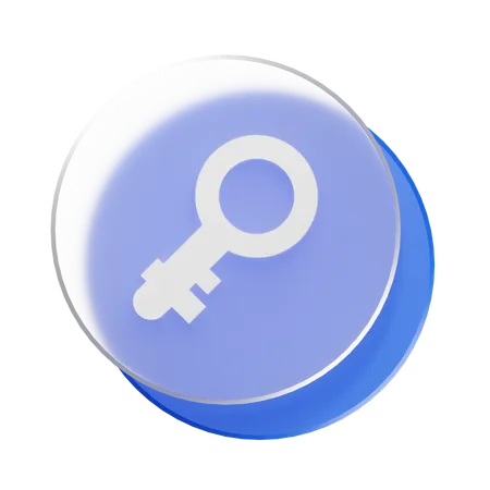 Key  3D Icon