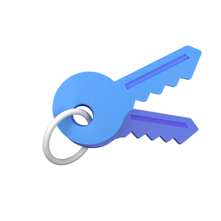 Key  3D Icon