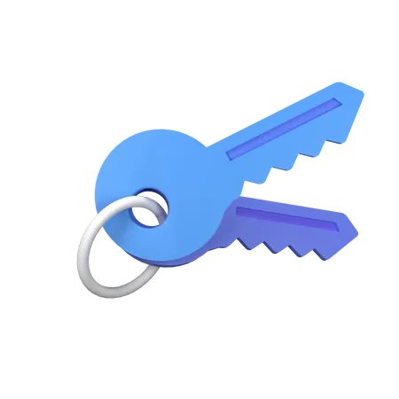 Key  3D Icon