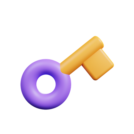 Key  3D Icon