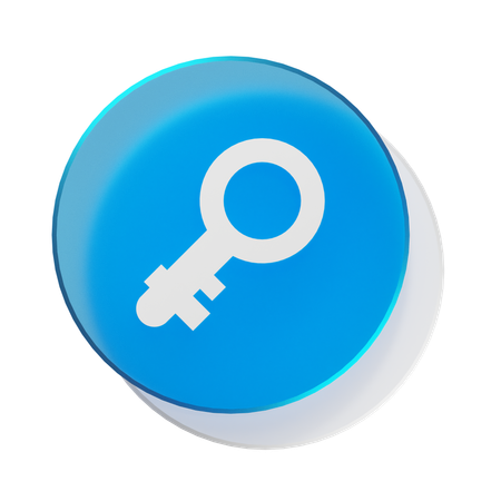 Key  3D Icon