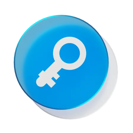 Key  3D Icon