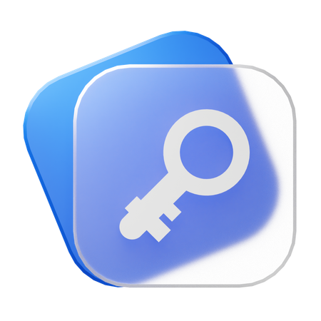 Key  3D Icon