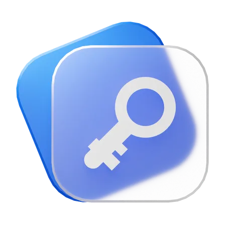 Key  3D Icon