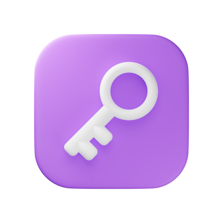 Key  3D Icon