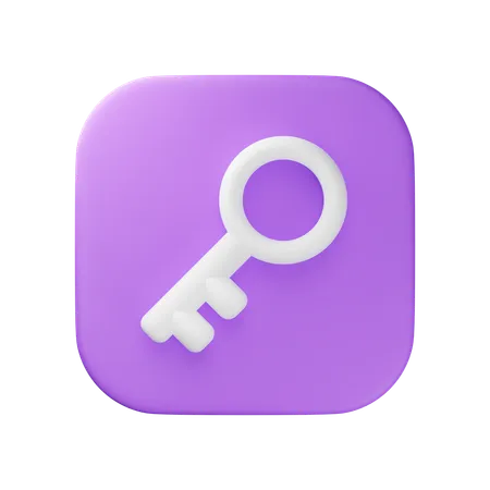 Key  3D Icon