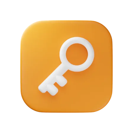 Key  3D Icon