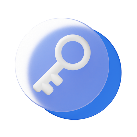 Key  3D Icon