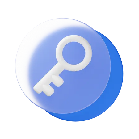 Key  3D Icon