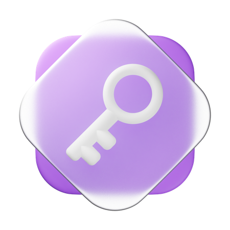 Key  3D Icon