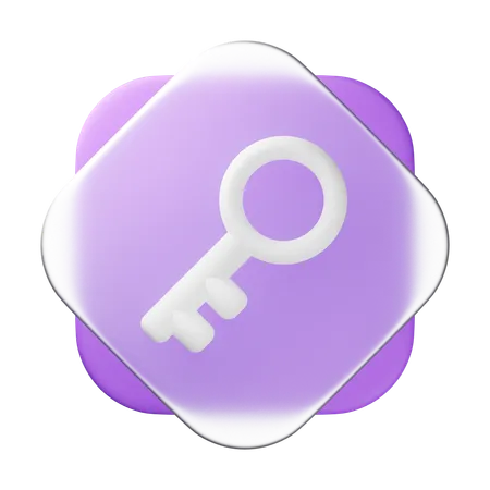 Key  3D Icon