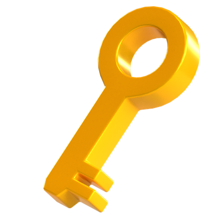 Key  3D Icon