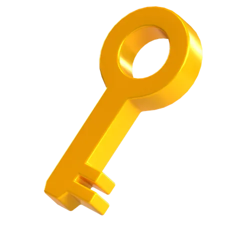 Key  3D Icon