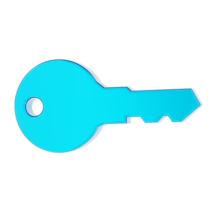 Key  3D Icon