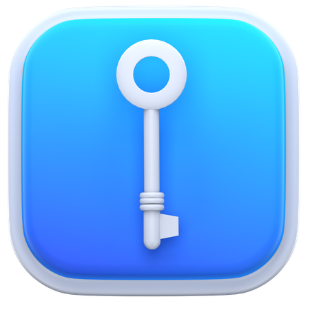 Key  3D Icon