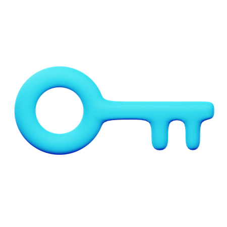 Key  3D Icon