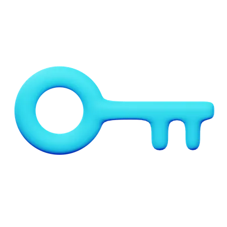 Key  3D Icon