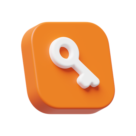 Key  3D Icon