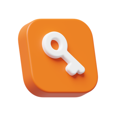 Key  3D Icon