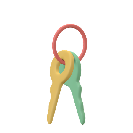 Key  3D Icon