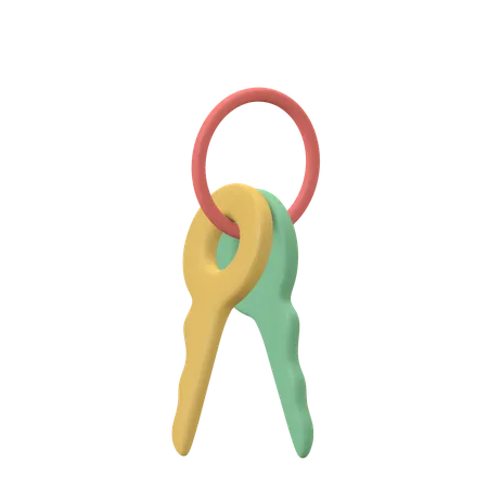 Key  3D Icon