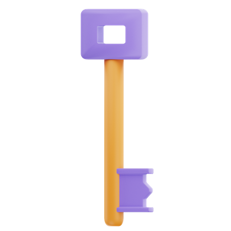 Key  3D Icon